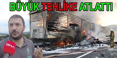 YALOVA LI ŞOFÖR BÜYÜK TEHLİKE ATLATTI