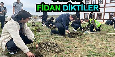 YALOVA OSB’DE ÖĞRENCİLER FİDAN DİKTİ