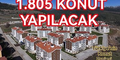 YALOVA’YA 1.805 KONUT YAPILACAK
