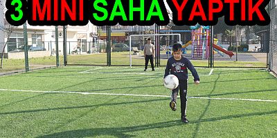 YALOVA’YA 3 YENİ MİNİ HALI SAHA