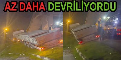YANLIŞ YOLA GİRDİ DEVRİLİYORDU