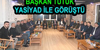 YASİYAD’IN KONUĞU MUSTAFA TUTUK OLDU