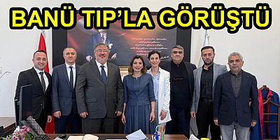 YAÜ TIP DEKANI BANÜ TIP DEKANINI ZİYARET ETTİ