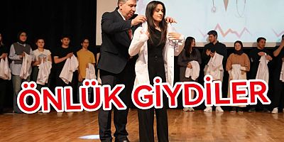 YAÜ TIP DOKTOR ADAYLARI ÖNLÜK GİYDİ