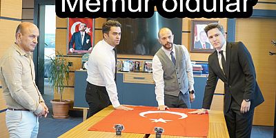 YEMİN EDEREK MEMUR OLDULAR
