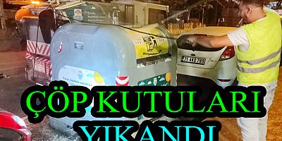 YERÜSTÜ KONTEYNERLER TEK TEK YIKANIYOR