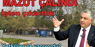 YEŞİL KÖRFEZ SU BİRLİĞİNDEN MAZOT ÇALINDI