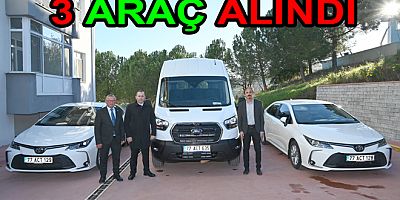 YEŞİL KÖRFEZ SU BİRLİĞİNE 3 YENİ ARAÇ