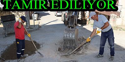 YOLLAR TAMİR EDİLİYOR