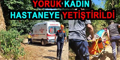 YÖRÜK KADINI UMKE VE AFAD HASTANEYE YETİŞTİRDİ