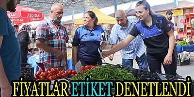 ZABITA PAZARI DENETLEDİ