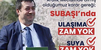 ZAM YOK DİYEN CHP’Lİ BAŞKAN ZAM ÜSTÜNE ZAM YAPTI