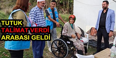 ZEHRA TEYZE’NİN TEKERLEKLİ SANDALYESİ GELDİ