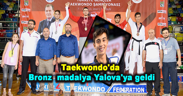 Taekwondo'da Bronz  madalya Yalova'ya geldi