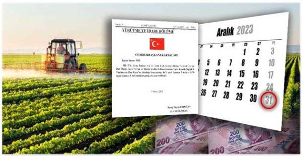 TARIM KREDİSİ DEVAM EDİYOR