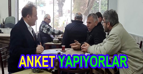 TARSİM ANKET YAPIYOR