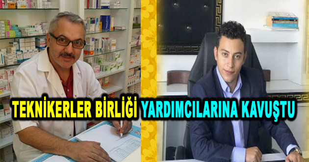 TEKNİKERLER BİRLİĞİ BAŞKAN YARDIMCILARINA KAVUŞTU