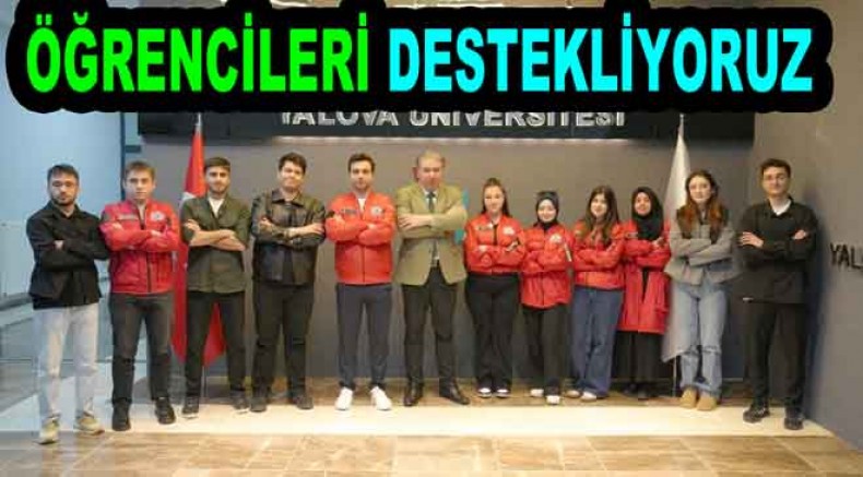 TEKNOFEST KULÜBÜ'NDEN REKTÖR BAHÇEKAPILI'YA ZİYARET