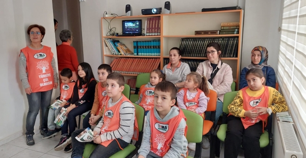 TEMA ÇOCUKLARA SUNUM YAPTI