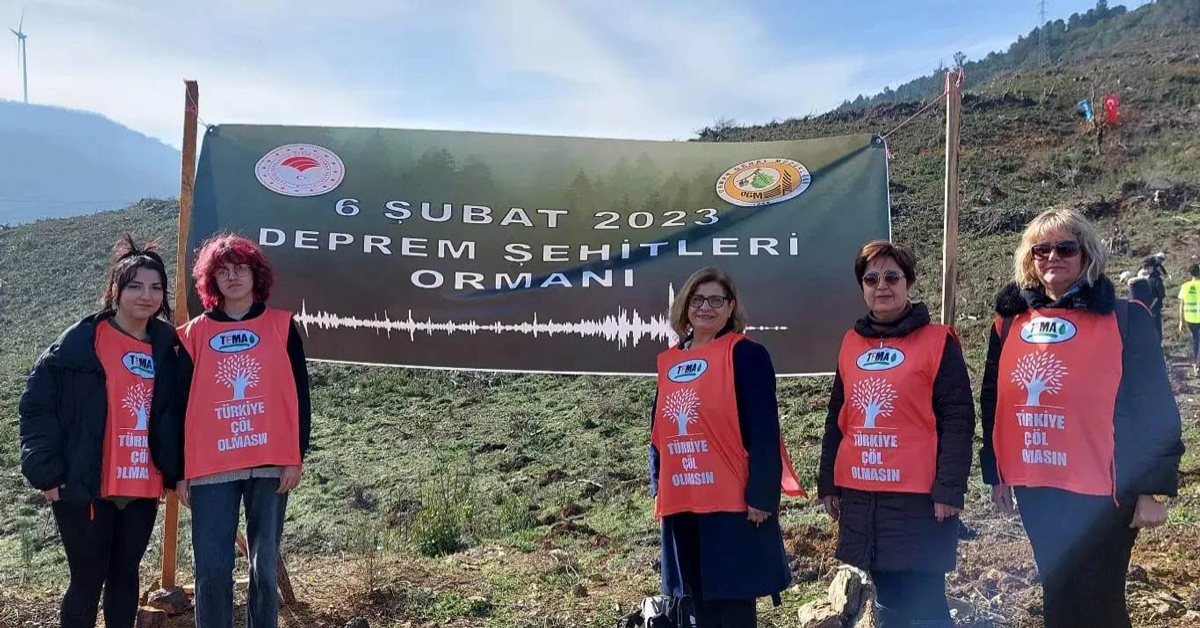 TEMA YALOVA DEPREM ŞEHİTLERİ ORMANI OLUŞTURDU