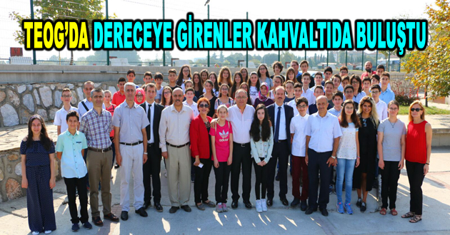 TEOG’DA DERECEYE GİRENLER KAHVALTIDA BULUŞTU