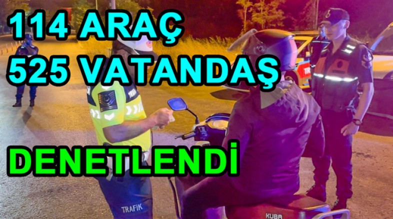 TERMAL’DE HUZUR OPERASYONU 114 ARAÇ DENETLENDİ