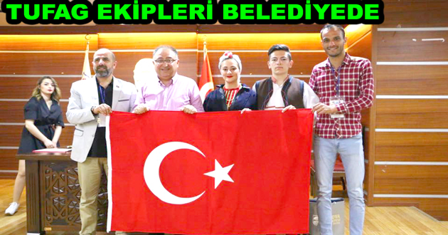 TUFAG EKİPLERİ BELEDİYEDE