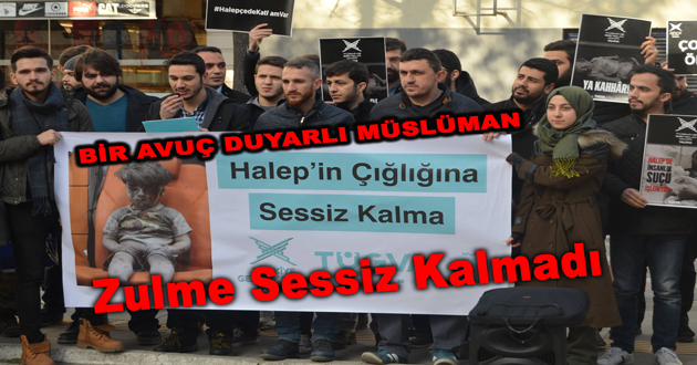TÜGVA Gençliği Zulme Sessiz Kalmadı