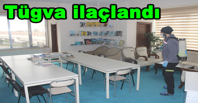 ​TÜGVA Yurdu dezenfekte edildi