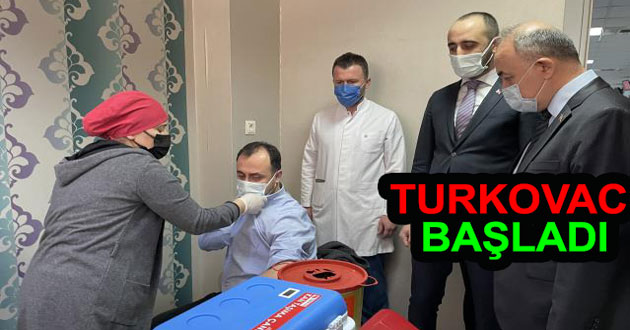 TURKOVAC AŞISI YALOVA'DA UYGULANIYOR