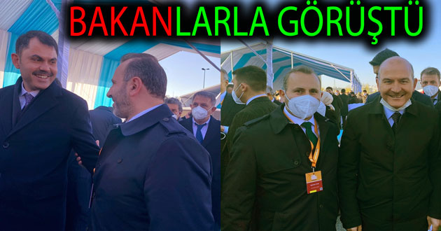 ​TUTUK BAKANLAR SOYLU VE KURUM İLE GÖRÜŞTÜ
