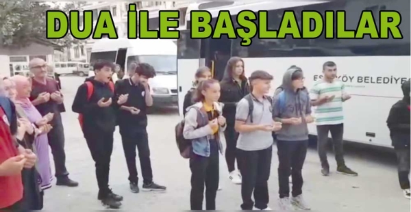 ÜCRETSİZ SERVİS DUALARLA BAŞLADI