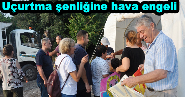 ​Uçurtma şenliğine hava engeli