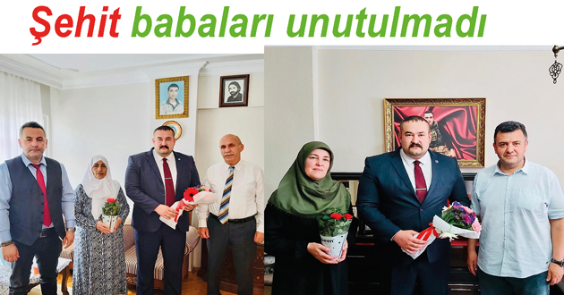​Ülkü Ocakları şehit babalarını unutmadı
