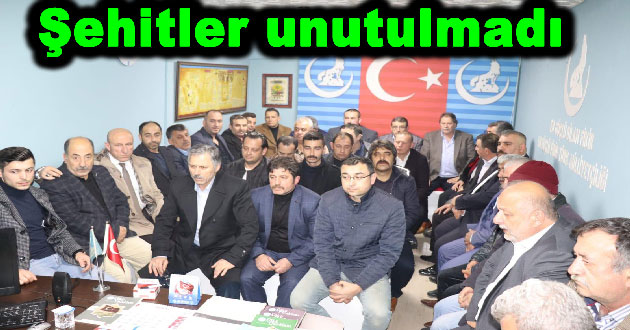 ​Ülkü Ocakları Şehitleri unutmadı