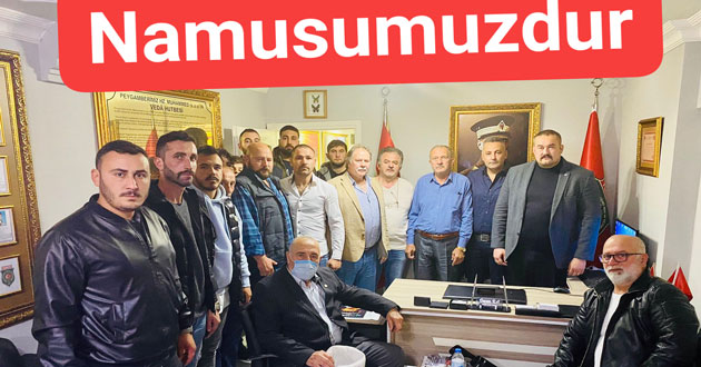 Ülkücü gençlerden Türkkan'a tepki