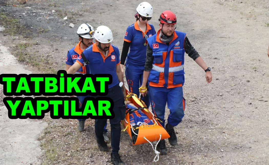 UMKE YALOVA EKİBİ TATBİKAT YAPTI