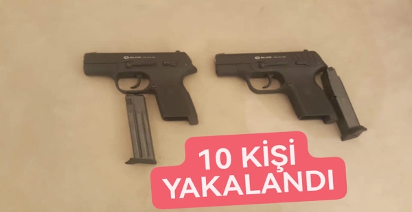 UYUŞTURUCU OPERASYONLARINDA 10 KİŞİ YAKALANDI