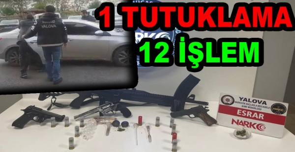 UYUŞTURUCU SATICISI POLİSTEN KAÇAMADI
