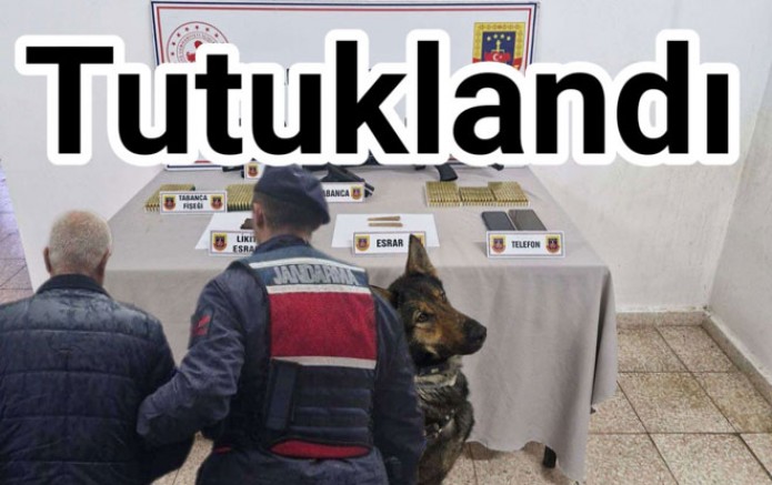 UYUŞTURUCU ve SİLAH OPERASYONUNDA 1 ŞÜPHELİ TUTUKLANDI