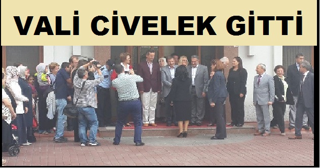 VALİ CİVELEK KIRKLARELİ' NE UĞURLANDI