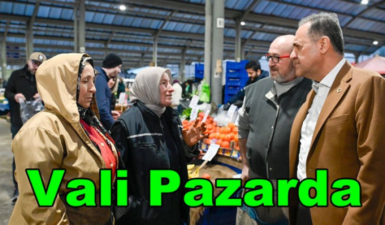 VALİ USTA’DAN SALI PAZARINA ZİYARET