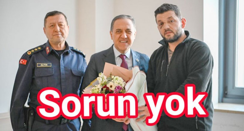 VALİ USTA YARALI BABAYI ZİYARET ETTİ