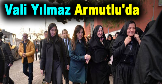 Vali Yılmaz Armutlu'da