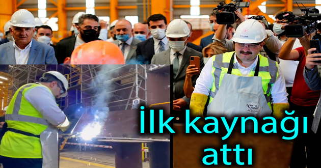 ​Varank ilk kaynağı yaptı
