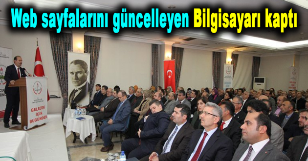 Web sayfalarını güncelleyen Bilgisayarı kaptı