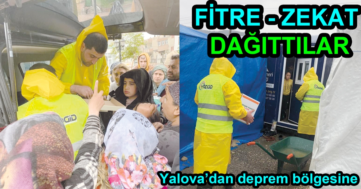 YADGİD DEPREMZEDELERE ZEKAT FİTRE DAĞITTI