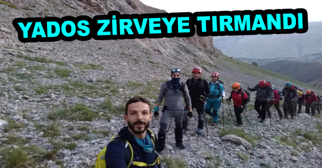 YADOS 3500 MT ZİRVEYE TIRMANDI