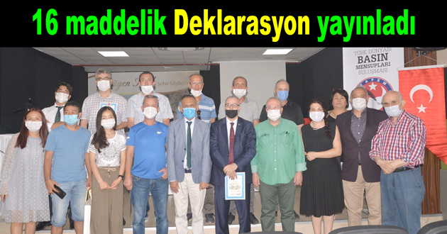 Yafem 'den 16 maddelik deklarasyon