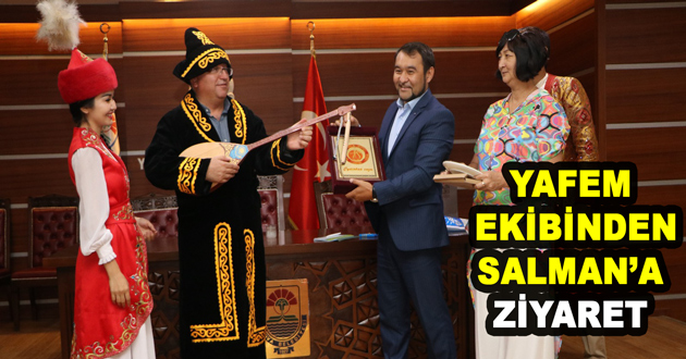 YAFEM EKİPLERİ BAŞKAN SALMAN’I ZİYARET ETTİ
